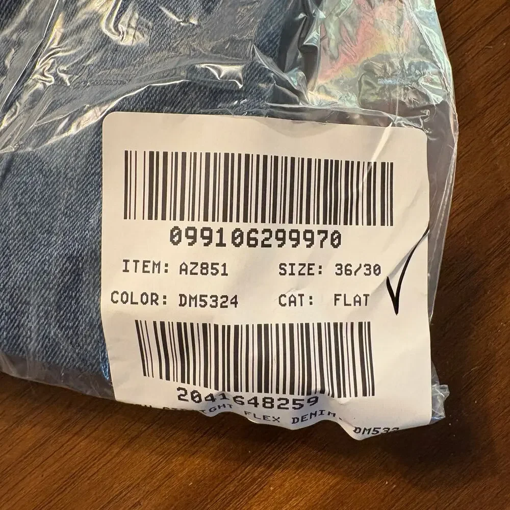 J Crew Straight Fit Jeans 36 x 30 Dark Wash NWOT AZ851 J.Crew